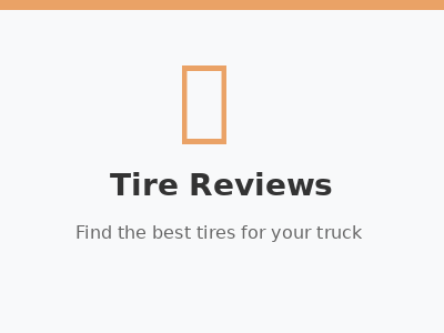 Tire Reviews