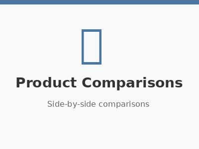 Product Comparisons